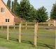 Budget Omheining met 2 liggers - Geïmpregneerd Grenenhout